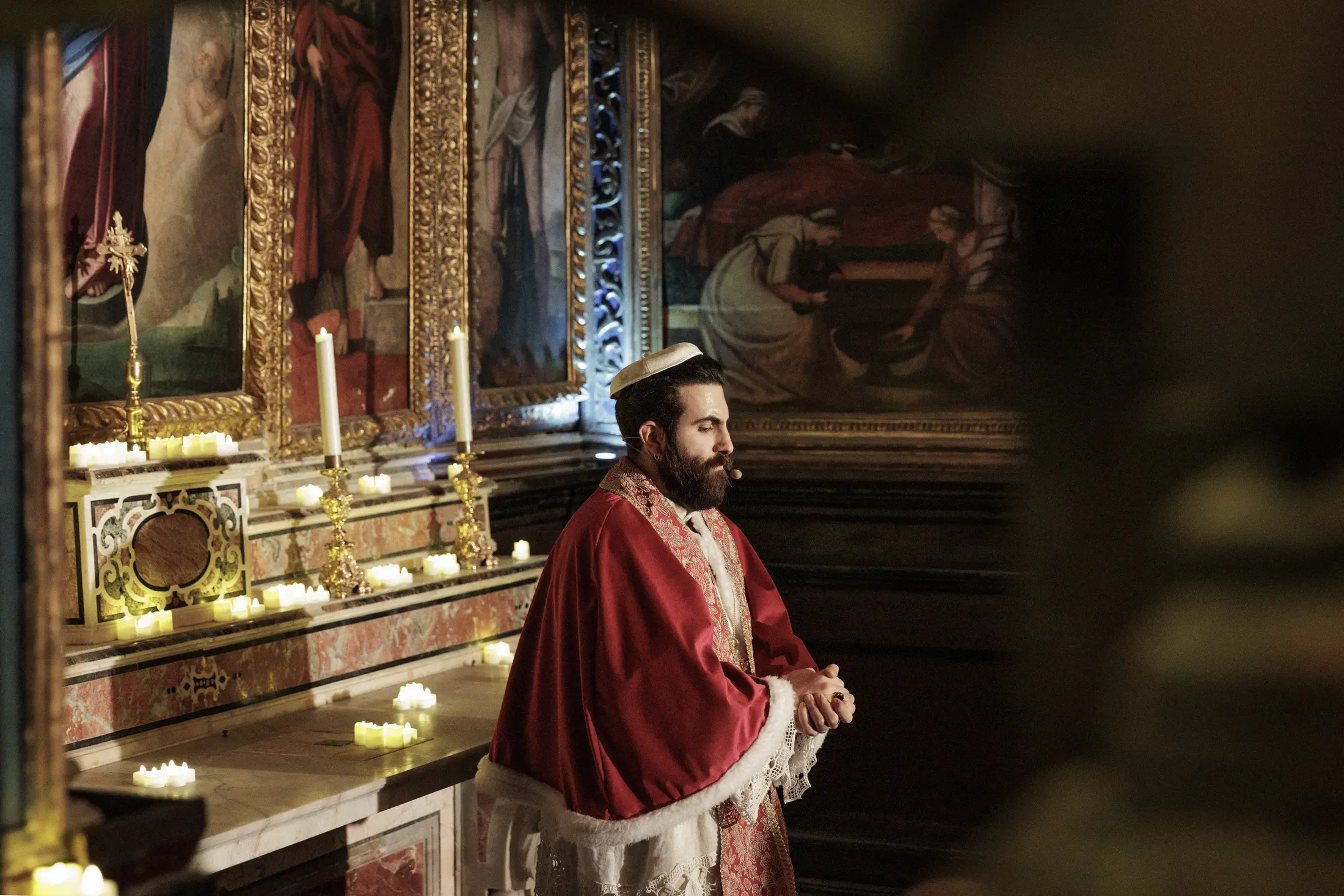 La scena nella Santissima Annunziata