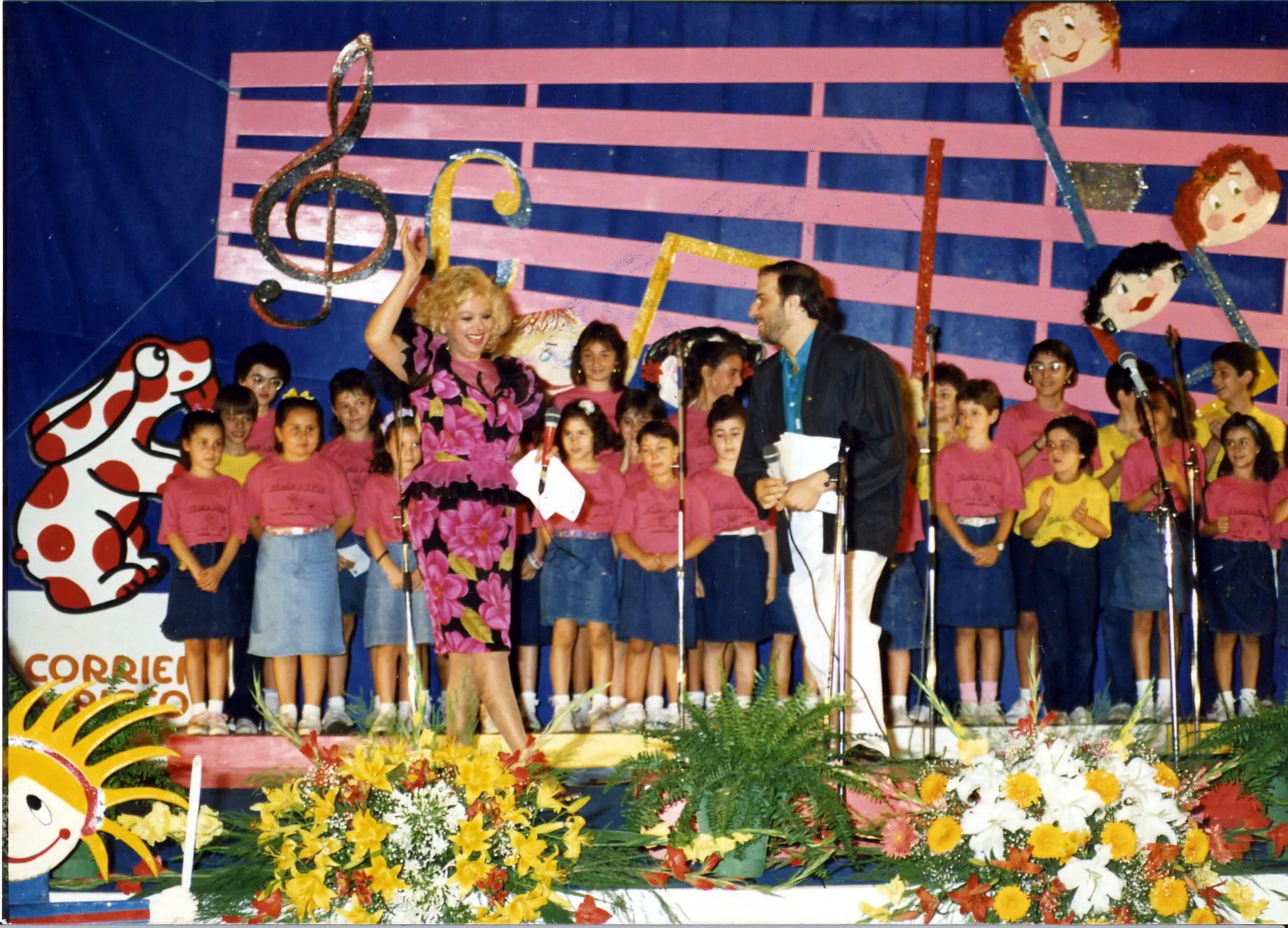 Il coro in scena