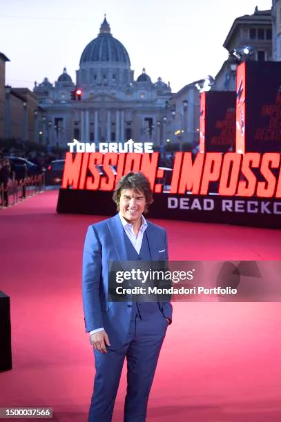 Foto originale della première di Mission: Impossible, con credito Getty Images / Mondadori Portfolio visibile